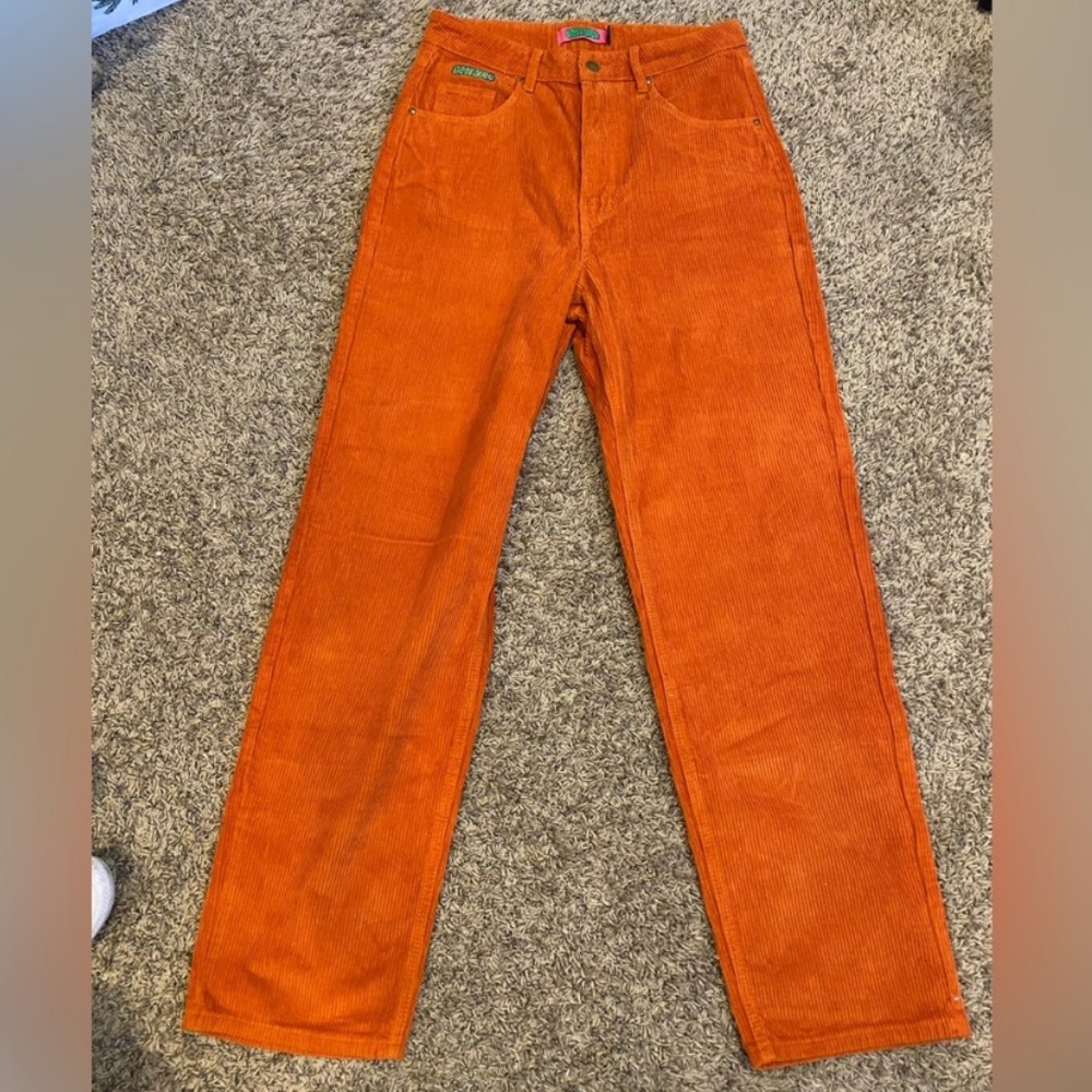 Orange empyre courdoroy pants